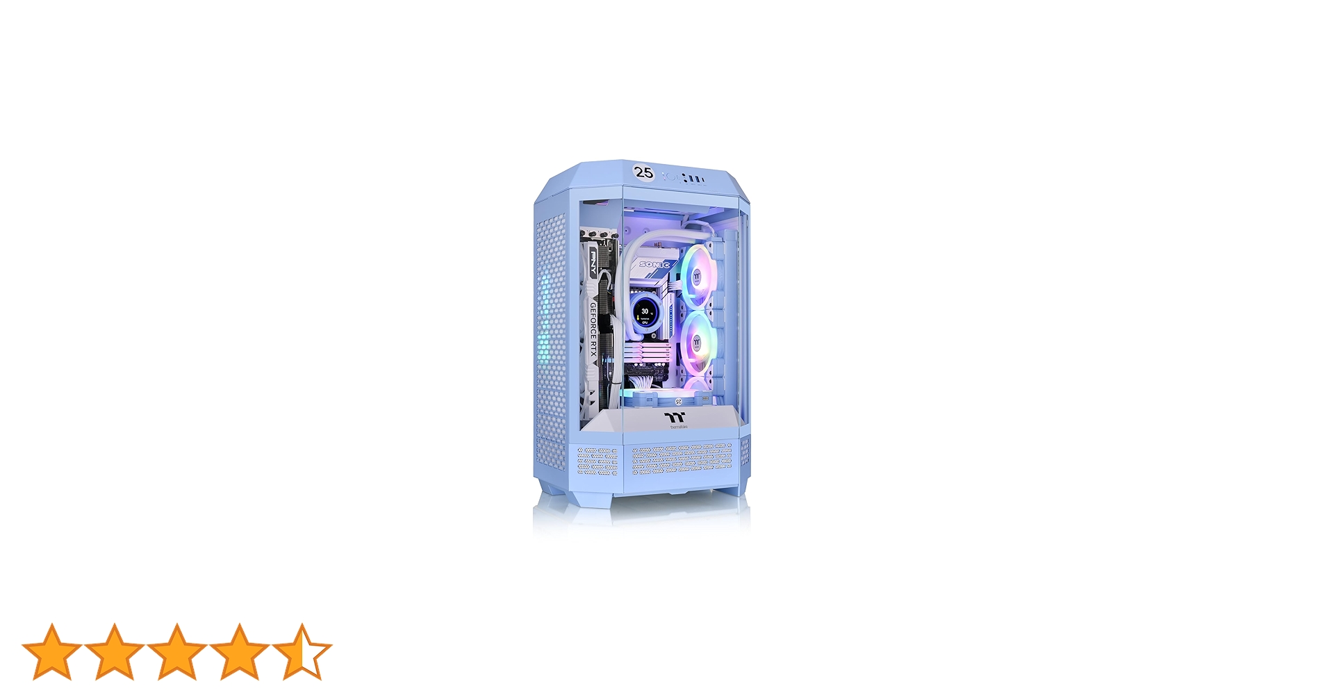PCケース(自作PC用) Thermaltake The Tower 300 Hydrangea Blue ThermaltakeThermaltake The Tower 600 Hydrangea Blue Mid